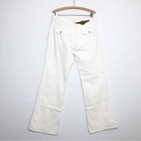 BCBG max Azria jean Joyce, classic ivory corduroy, classic trouser - Picture 2 of 10